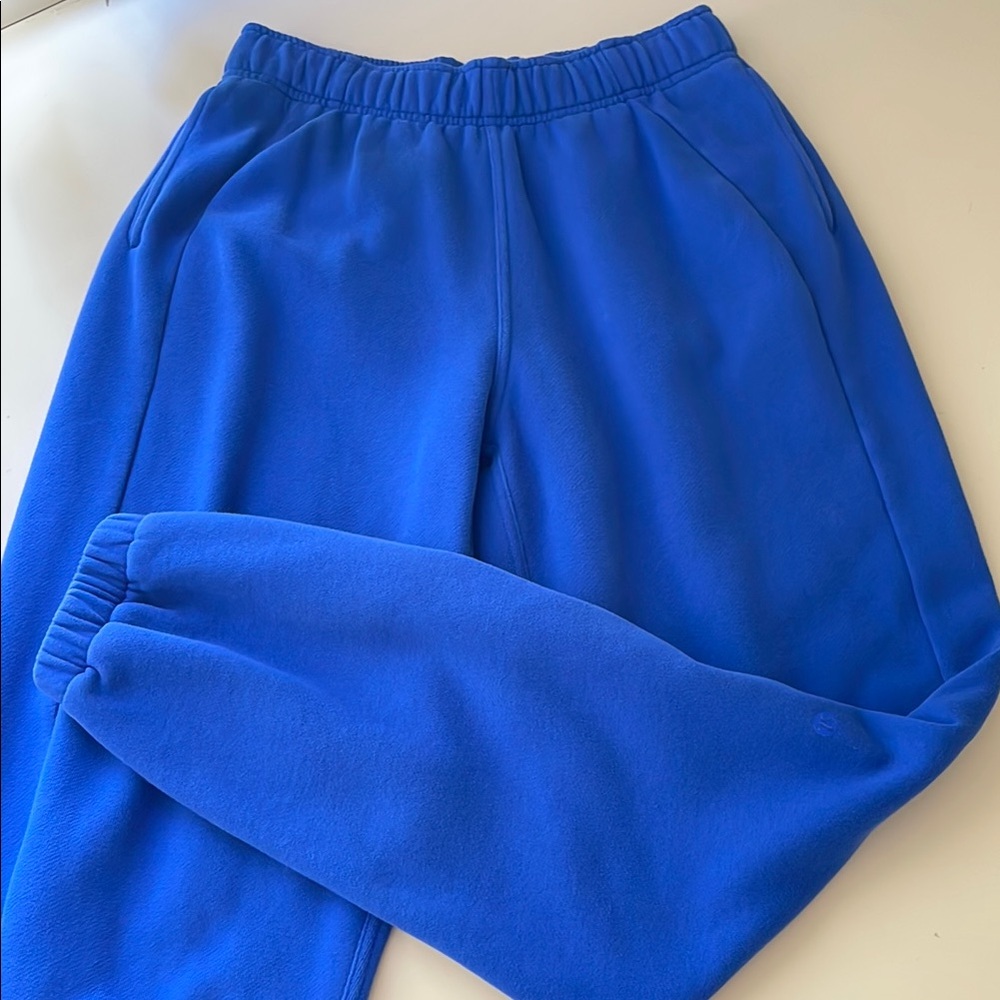 Lululemon Cobalt Blue Scuba Jogger Sweatpants